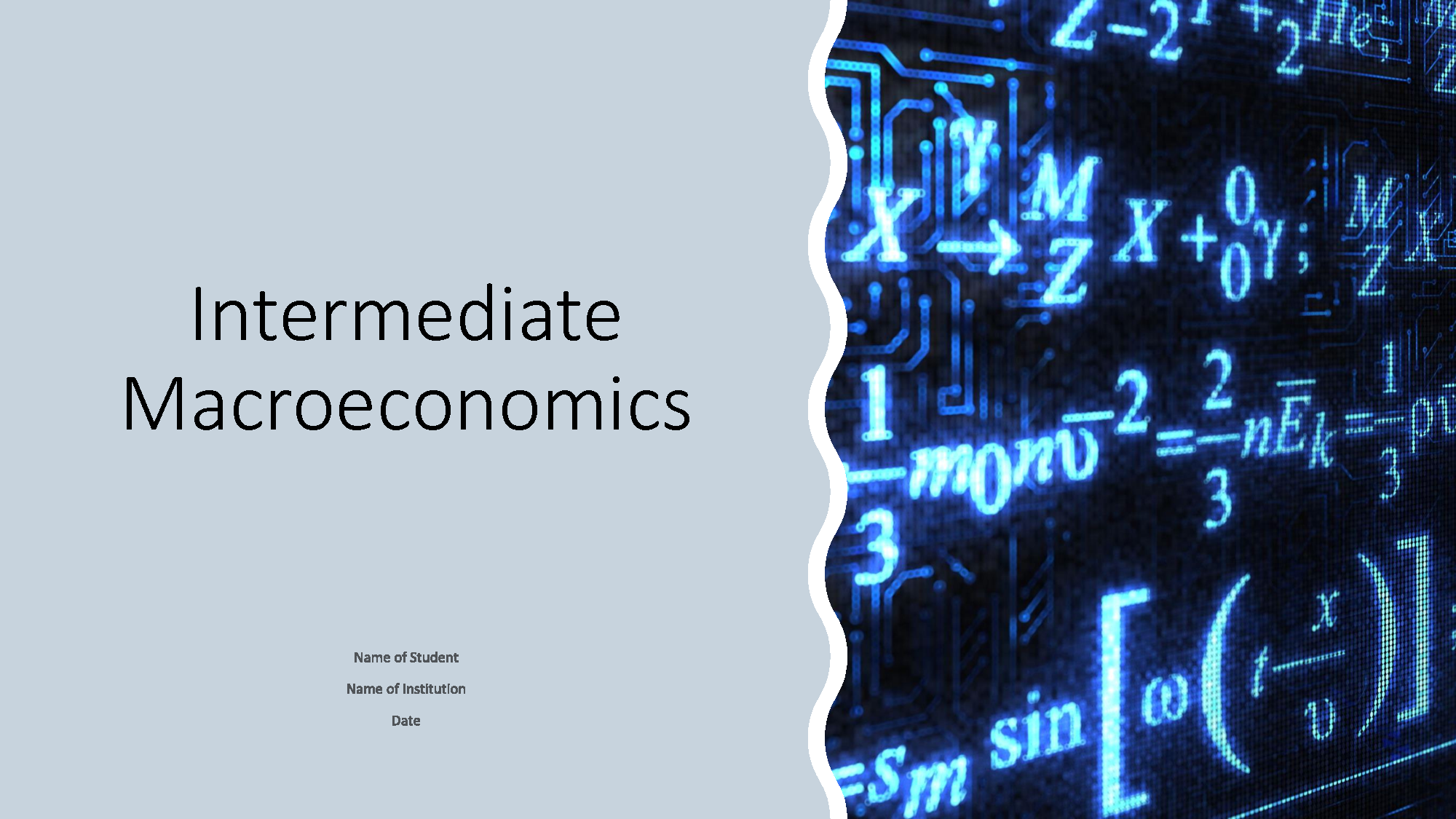 INTERMEDIATE MACROECONOMICS